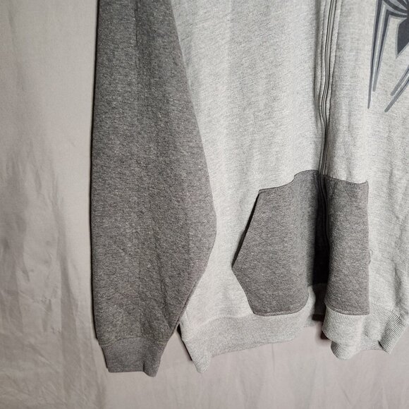 XL Men Marvel Ultimate Spiderman Jacket Lightweight Full Zip Drawstring Hood NEW - Picture 5 of 10